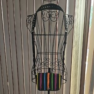 Victoria's Secret Multicolor Striped Crossbody Bag